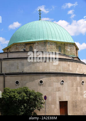 Pfarrkirche im Stadtzentrum, ehemalige türkische Pascha-Moschee Gazi Kaszim, Pécs, Baranya County, Ungarn, Magyarország, Europa Stockfoto