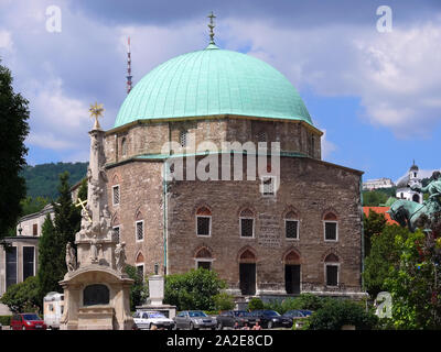 Pfarrkirche im Stadtzentrum, ehemalige türkische Pascha-Moschee Gazi Kaszim, Pécs, Baranya County, Ungarn, Magyarország, Europa Stockfoto