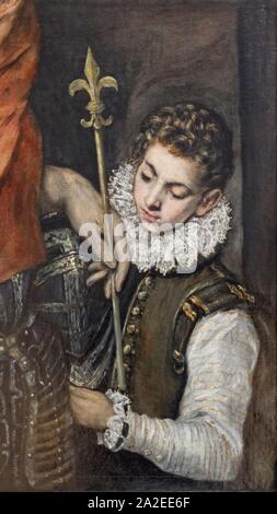 El Greco - Saint Louis Roi de France et un-Seite 03. Stockfoto