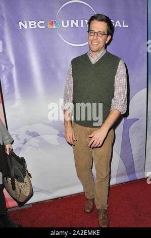 In Pasadena, Kalifornien. Januar 15, 2011: Ed Helms an der NBC Universal Winter 2011 Presse Rundgang im Langham Huntington Hotel, Pasadena. © 2011 Paul Smith/Featureflash Stockfoto