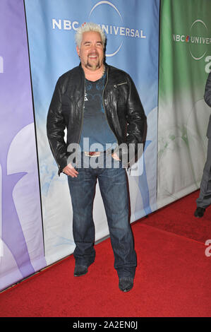 In Pasadena, Kalifornien. Januar 15, 2011: Guy Fieri an der NBC Universal Winter 2011 Presse Rundgang im Langham Huntington Hotel, Pasadena. © 2011 Paul Smith/Featureflash Stockfoto