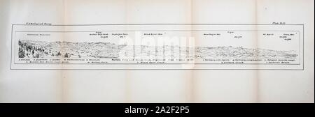 Elfter Jahresbericht der Vereinigten Staaten geologische und geografische Übersicht der Gebiete Stockfoto