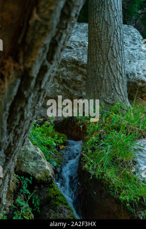 Streams der Stadt Benizar, Murcia, Moratalla (Spanien) Stockfoto