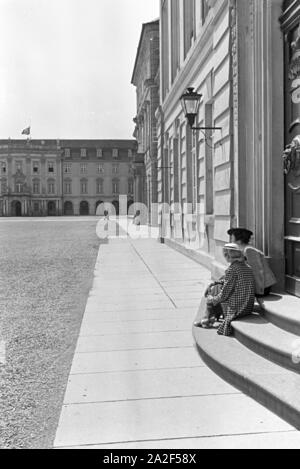 Das barocke Residenzschloss Ludwigsburg, Deutschland 1930er Jahre. Das barocke Schloss Ludwigsburg, Deutschland 1930. Stockfoto