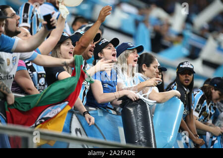 Porto Alegre, Brasilien. 02 Okt, 2019. Endrunden. Match gehalten an der Grêmio Arena am Mittwoch (02) in Porto Alegre, RS, Brasilien. Credit: Raul Pereira/FotoArena/Alamy leben Nachrichten Stockfoto