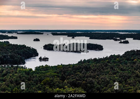 Tausend Inseln in Ontario, Kanada. Stockfoto