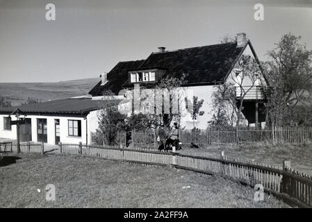 Heller / Werkstätten Sterben in der Eifel, Deutschland 1930er Jahre. Die Heller / Workshops in der Eifel, Deutschland 1930. Stockfoto