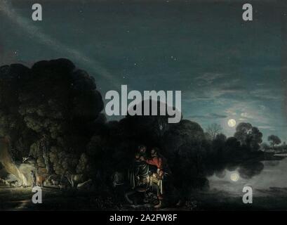 Adam Elsheimer - Sterben Flucht nach Ägypten (Alte Pinakothek) 3. Stockfoto