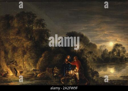 Adam Elsheimer - Sterben Flucht nach Ägypten (Schloss Weißenstein). Stockfoto