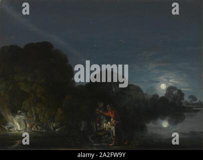 Adam Elsheimer - Sterben Flucht nach Ägypten (Alte Pinakothek) 2. Stockfoto