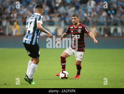 Porto Alegre, Brasilien. 02 Okt, 2019. Endrunden. Match gehalten an der Grêmio Arena am Mittwoch (02) in Porto Alegre, RS, Brasilien. Credit: Raul Pereira/FotoArena/Alamy leben Nachrichten Stockfoto