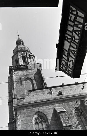 Ein Ausflug nach Heidelberg, Deutsches Reich 30er Jahre. Ein Ausflug nach Heidelberg; Deutschland 1930. Stockfoto