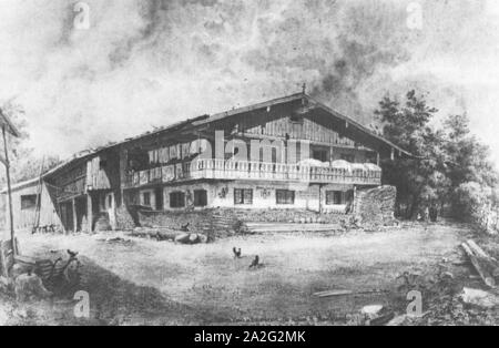 Elternhaus Franz Hanfstaengl. Stockfoto