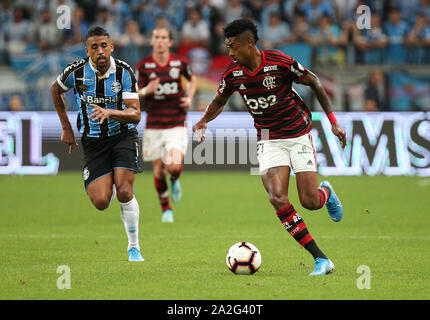 Porto Alegre, Brasilien. 02 Okt, 2019. Endrunden. Match gehalten an der Grêmio Arena am Mittwoch (02) in Porto Alegre, RS, Brasilien. Credit: Raul Pereira/FotoArena/Alamy leben Nachrichten Stockfoto