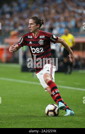 Porto Alegre, Brasilien. 02 Okt, 2019. Endrunden. Match gehalten an der Grêmio Arena am Mittwoch (02) in Porto Alegre, RS, Brasilien. Credit: Raul Pereira/FotoArena/Alamy leben Nachrichten Stockfoto