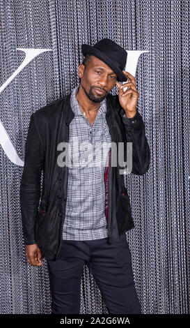 New York, NY, USA - Oktober 2, 2019: Leon Robinson die New York Premiere von "der König" an der SVA Theater, Manhattan besucht Stockfoto