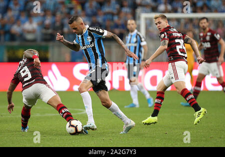 Porto Alegre, Brasilien. 03 Okt, 2019. Endrunden. Match gehalten an der Grêmio Arena am Mittwoch (02) in Porto Alegre, RS, Brasilien. Credit: Raul Pereira/FotoArena/Alamy leben Nachrichten Stockfoto