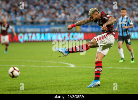 Porto Alegre, Brasilien. 03 Okt, 2019. Endrunden. Match gehalten an der Grêmio Arena am Mittwoch (02) in Porto Alegre, RS, Brasilien. Credit: Raul Pereira/FotoArena/Alamy leben Nachrichten Stockfoto