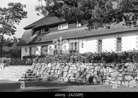 Das KdF-Sportheim Belzig in der Mark Brandenburg, Deutschland 1930er Jahre. Der Sport Club Haus in Belzig in Brandenburg, Deutschland 1930. Stockfoto