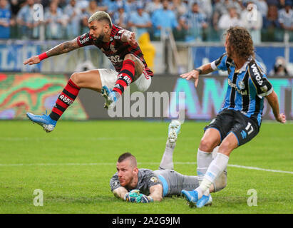 Porto Alegre, Brasilien. 03 Okt, 2019. Endrunden. Match gehalten an der Grêmio Arena am Mittwoch (02) in Porto Alegre, RS, Brasilien. Credit: Raul Pereira/FotoArena/Alamy leben Nachrichten Stockfoto