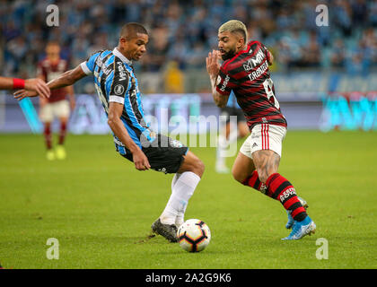 Porto Alegre, Brasilien. 03 Okt, 2019. Endrunden. Match gehalten an der Grêmio Arena am Mittwoch (02) in Porto Alegre, RS, Brasilien. Credit: Raul Pereira/FotoArena/Alamy leben Nachrichten Stockfoto