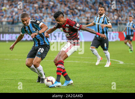 Porto Alegre, Brasilien. 03 Okt, 2019. Endrunden. Match gehalten an der Grêmio Arena am Mittwoch (02) in Porto Alegre, RS, Brasilien. Credit: Raul Pereira/FotoArena/Alamy leben Nachrichten Stockfoto