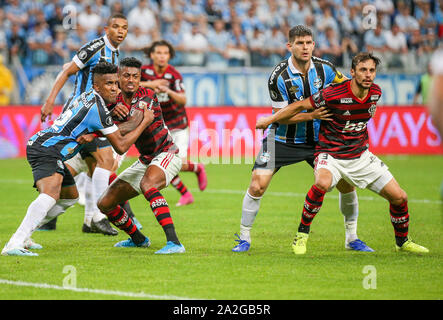 Porto Alegre, Brasilien. 03 Okt, 2019. Endrunden. Match gehalten an der Grêmio Arena am Mittwoch (02) in Porto Alegre, RS, Brasilien. Credit: Raul Pereira/FotoArena/Alamy leben Nachrichten Stockfoto