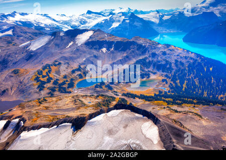 Garabaldi See aus dem Black Tusk Stockfoto