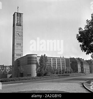 Nicolai Kirche Sterben in Dortmund, Deutschland 1930er Jahre. St. Nicolas Kirche in Dortmund, Deutschland 1930. Stockfoto