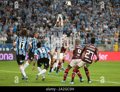 Porto Alegre, Brasilien. 03 Okt, 2019. Endrunden. Match gehalten an der Grêmio Arena am Mittwoch (02) in Porto Alegre, RS, Brasilien. Credit: Raul Pereira/FotoArena/Alamy leben Nachrichten Stockfoto