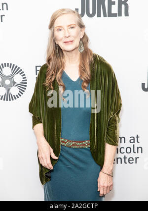 New York, NY - Oktober 2, 2019: Frances Conroy besucht Screening von 'Joker' während des 57. jährlichen New York Film Festival in der Alice Tully Hall im Lincoln Center Stockfoto