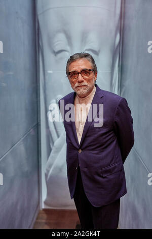 Madrid, Spanien. 02 Okt, 2019. Jaume Plensa besucht das "spanische Malerei aus dem 19. Jahrhundert, von Goya Moderne" Ausstellung Einweihung im Maria Cristina Masaveu Peterson Stiftung. Credit: SOPA Images Limited/Alamy leben Nachrichten Stockfoto