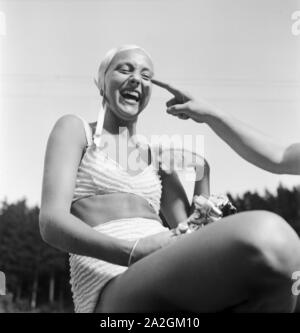 Ein Ausflug Nach Bad Rippoldsau-Schapbach, 1930er Jahre Deutsches Reich. Eine Reise nach Bad Rippoldsau-Schapbach, Deutschland der 1930er Jahre. Stockfoto