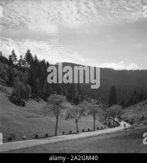 Ein Ausflug Nach Bad Rippoldsau-Schapbach, 1930er Jahre Deutsches Reich. Eine Reise nach Bad Rippoldsau-Schapbach, Deutschland der 1930er Jahre. Stockfoto