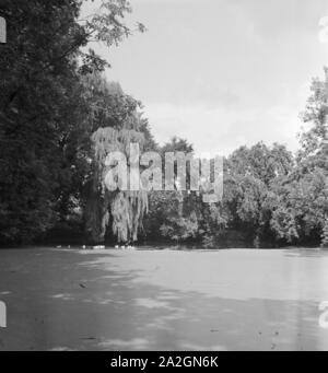 Eindruck aus der Deutschen Landschaft, Deutschland 1839er Jahre. Impressionen aus der deutschen Landschaft, Germamy der 1930er Jahre. Stockfoto