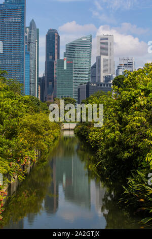 Der Singapur-Grüne Plan 2030 oder der Grüne Plan ist eine ganze Nation Bewegung, die Singapurs nationale Agenda für nachhaltige Entwicklung voranzubringen versucht. Stockfoto