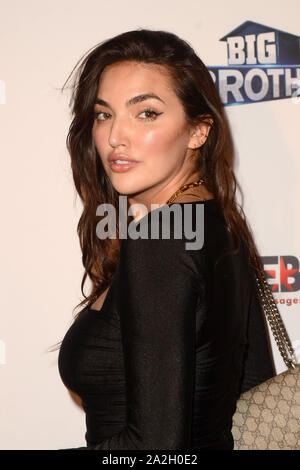 September 26, 2019, Los Angeles, CA, USA: LOS ANGELES - SEP 26 : Hailee Lautenbach der ''Big Brother'' 21 Finale Party an der Edison am 26. September 2019 in Los Angeles, CA (Credit Bild: © Kay Blake/ZUMA Draht) Stockfoto