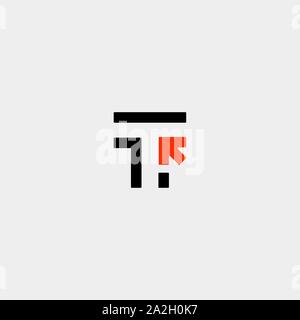 Erste T Klicken Sie Zeiger Logo Template Vector Illustration Stock Vektor