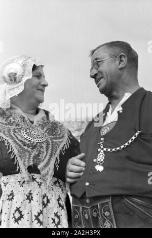 Sommerferien auf der Nordseeinsel Borkum, Deutsches Reich 30er Jahre. Sommer Urlaub auf der Nordseeinsel Borkum, Deutschland 1930. Stockfoto