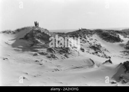 Sommerferien in Norderney, Deutsches Reich 30er Jahre. Sommer Urlaub auf Norderney, Deutschland 1930. Stockfoto