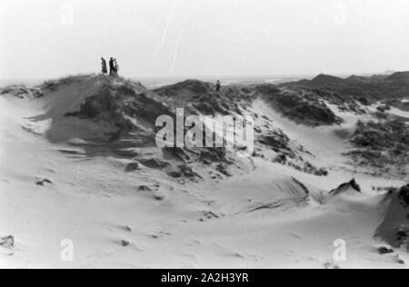 Sommerferien in Norderney, Deutsches Reich 30er Jahre. Sommer Urlaub auf Norderney, Deutschland 1930. Stockfoto