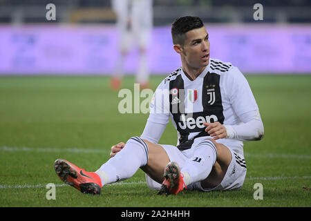 Cristiano Ronaldo Spielen für Juventus Turin Fußball-Team in Italien Stockfoto