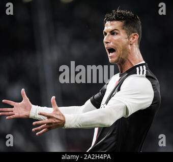 Cristiano Ronaldo Spielen für Juventus Turin Fußball-Team in Italien Stockfoto