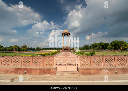 New Delhi Wahrzeichen das India Gate Stockfoto
