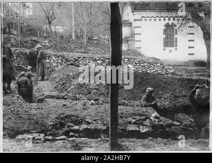 Entante Truppen bei Krstoar Kloster 1917 05. Stockfoto