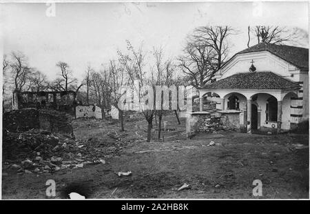 Entante Truppen bei Krstoar Kloster 1917 07. Stockfoto