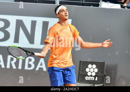 Lorenzo sonego während Roma Internazionali Bnl 2019, Rom, Italien, 13. Mai 2019, Tennis Internationals Stockfoto