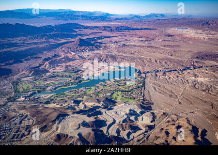 See Las Vegas Luftaufnahme Stockfoto