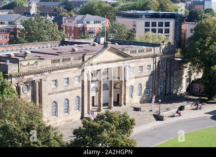 York Castle Museum von oben gesehen, North Yorkshire, England, Großbritannien Stockfoto
