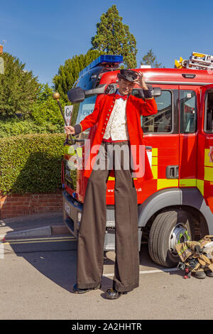 Stelze Walker in Newent Zwiebel Fayre (2019) Stockfoto